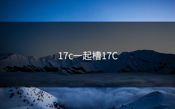17c一起槽17C