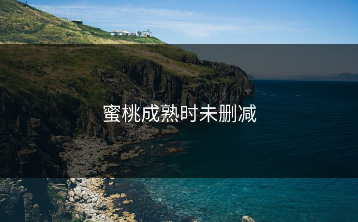 蜜桃成熟时未删减